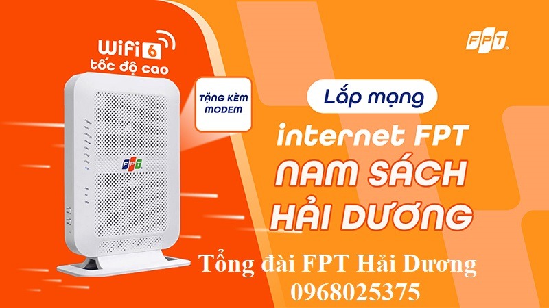 Tổng đài FPT Hải Dương - Hotline FPT: 0968025375