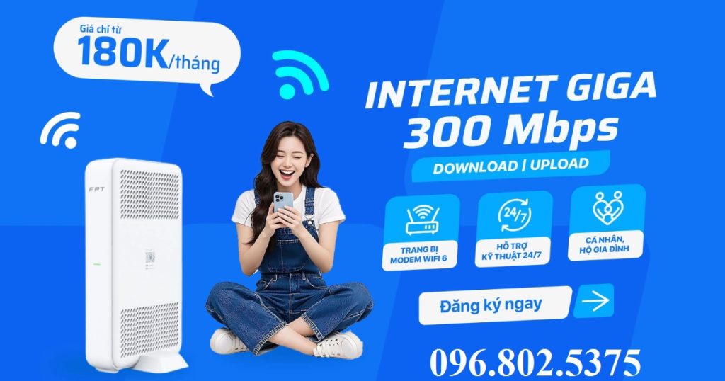 Tổng đài lắp mạng Internet FPT - Hotline FPT: 0968025375