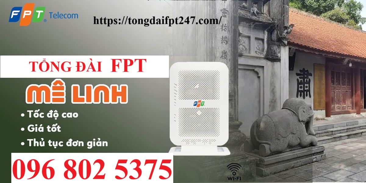 Tổng đài FPT Mê Linh Hà Nội - Số điện thoại FPT Mê Linh: 0968025375