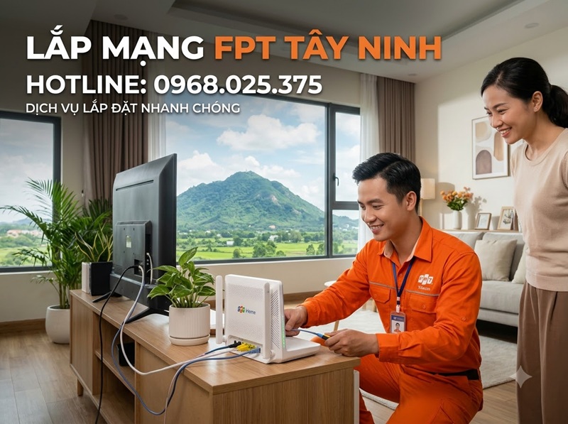 FPT Tây NInh - Hotline lắp mạng FPT: 0968025375