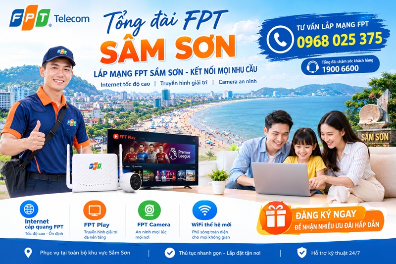 Tổng đài FPT Sầm Sơn - 0968025375 - Đăng ký lắp mạng FPT